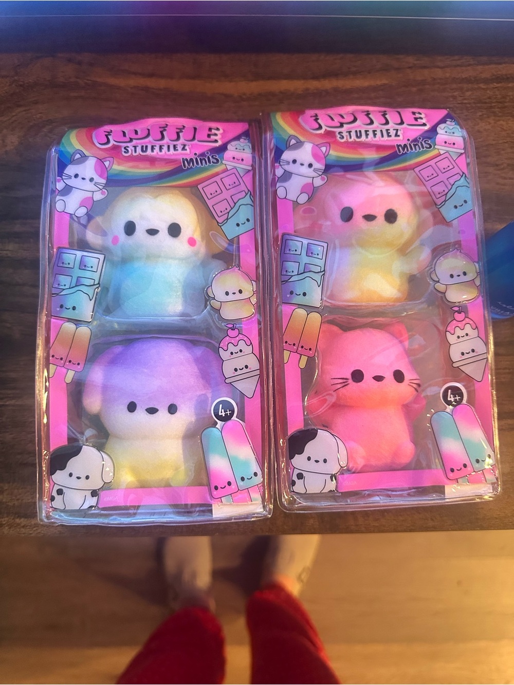 Fluffie Stuffiez Minis 2 Pack Monkey Dog Mystery Plush NEW Sealed MGA Rare Find